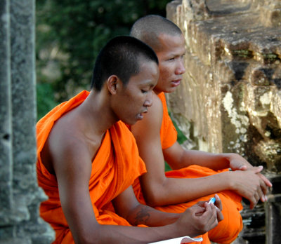 Young monks in Cambodia