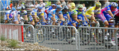 Tour de France blurred