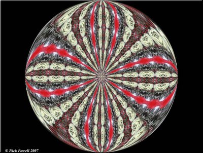 Poppy Kaleidoscope Marble