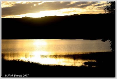 Golden light on Loch Awe