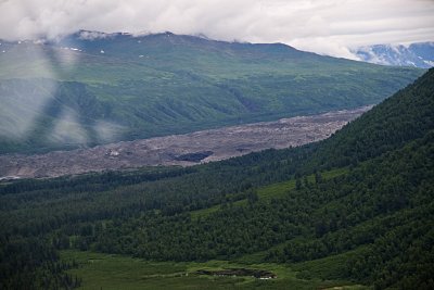 1st Glimpse of the glacier