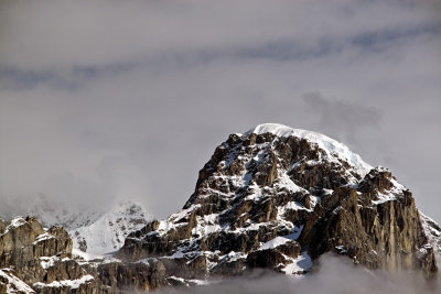 Near the top of the glacier