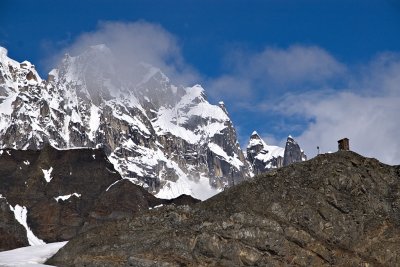 Hut on the glacier
