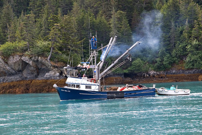 Fishing boat outside Valdez