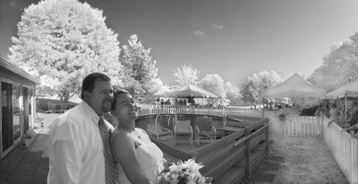 Digital Infared wedding Panorama