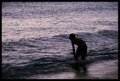 Surf at Sunset I