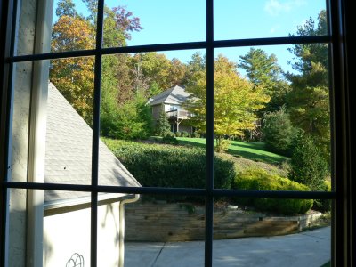View out of front window