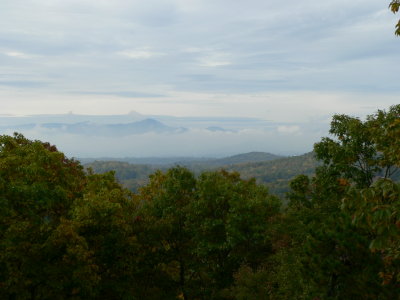 View of Mountains from deck