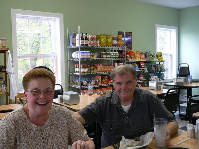 Mom & Dad at Sandwich Shop