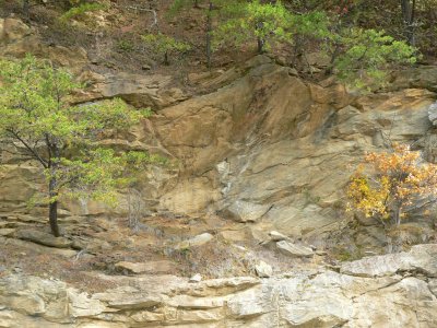 Stone cliffside