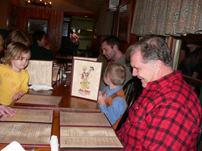 Studying the menus