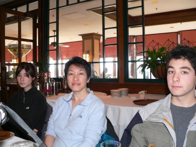 Ashley, Sheralyn & Jace lunch @ The Grove Park Inn