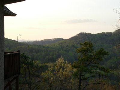 View from garage area