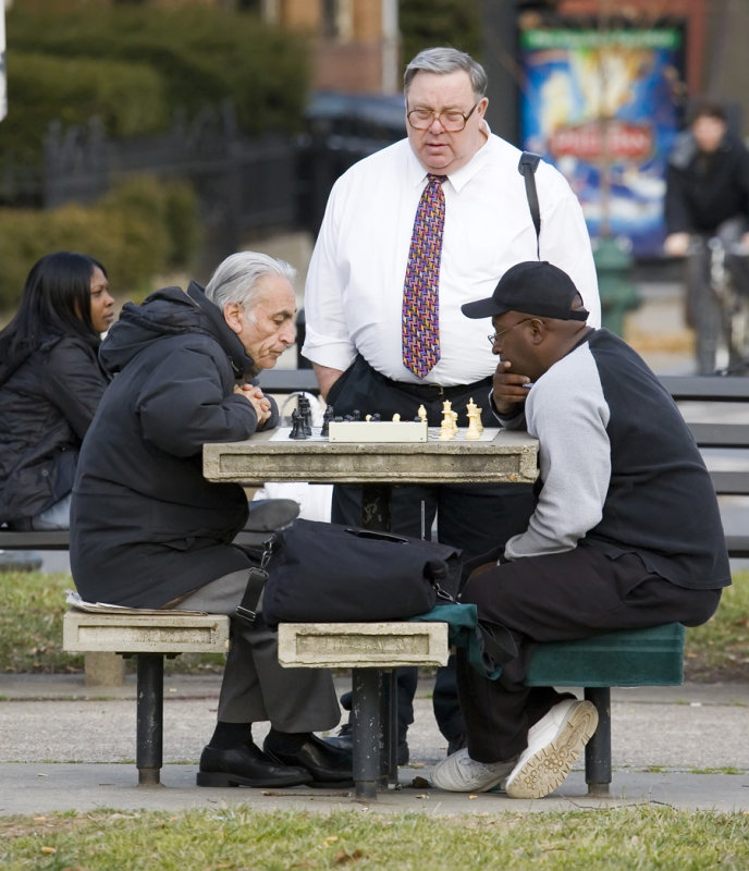 Chess Match On The Circle - I