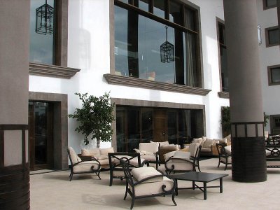 Bar seating area