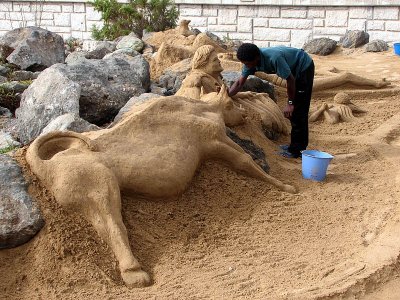 sand sculpture