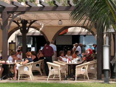 restaurant bar.