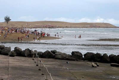 dunes beach from the lighthouse