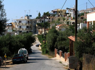 Platanias Upper Village