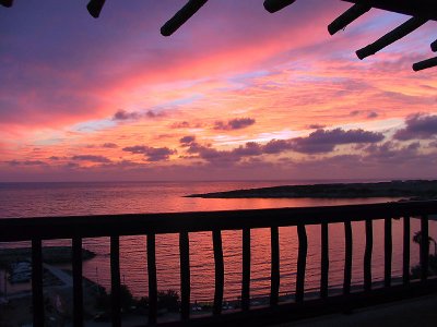 Sunset from the Balcony