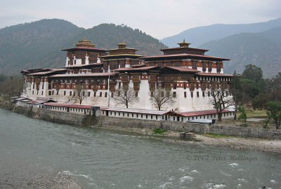 Punakha Dzong on the Mo Chhu