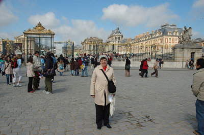 Glynda at the Palace of Versailles