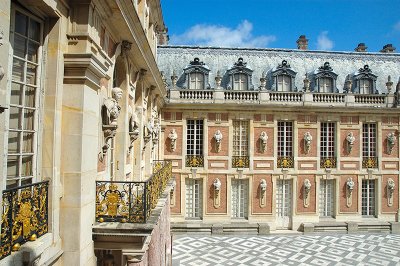 The Chateau and the Marble Courtyard