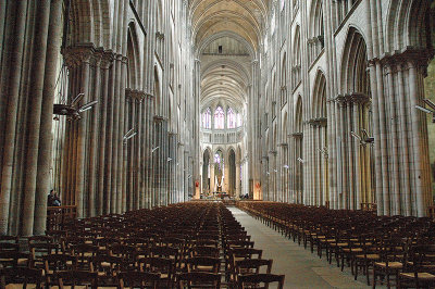 Rouen cathedral interior