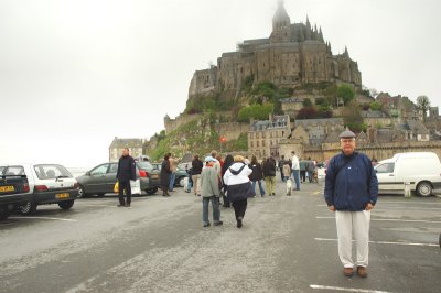 Jim at Mont. St.  Michel