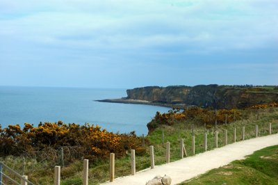 Pointe de Hoc - looking toward Omaha Beach 