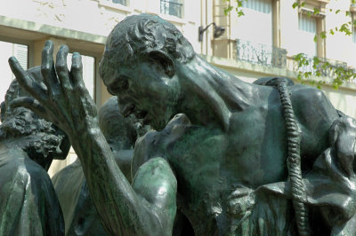 The Monument to the Burghers of Calais - detail