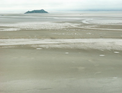 panoramic view of the sands at low tide
