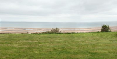 View of Omaha Beach from the American Cemetery at Collville-sur-mer