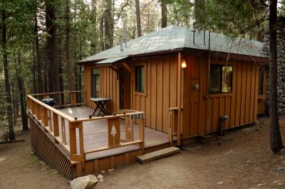 Our cabin in Wawona