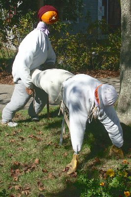 Scarecrow Wheelbarrow (Ogunquit, 2006)