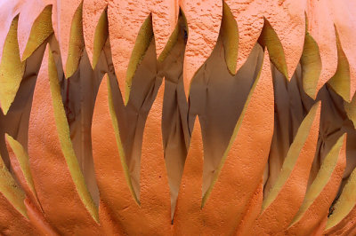 Giant Jack-O-Lantern Smile, Detail