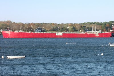 Alexandra barge, anchored