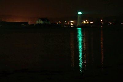 Fort Point Lighthouse, Night Reflection