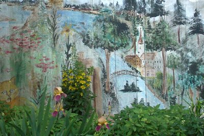 Painted Fence, Detail