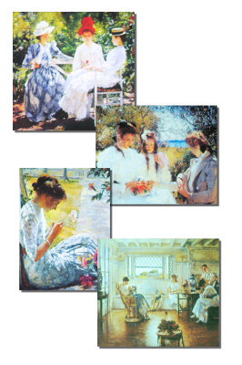 Strickler Slides, Tarbell Paintings