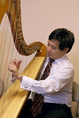 Raymond with Harp