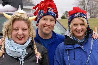 Spectators Posing.