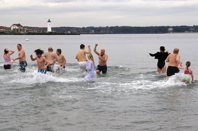 Swimmers in Water.