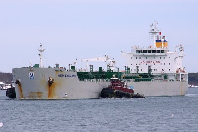 Irving New England, oil tanker, arriving