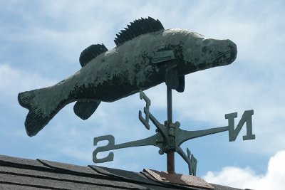 Fish weathervane