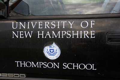 UNH Thompson School Truck, Outside Greenhouse