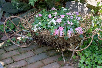 Metal Wheelbarrow Planter