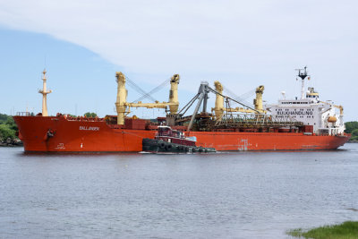 Ballangen, bulk carrier, arriving