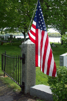 Flag, Riverside Cemetery