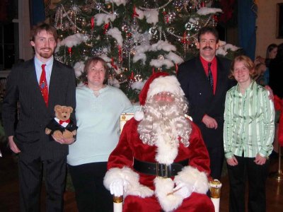 Me, Santa and my White House Family